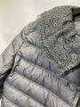 Grey puffer jacket