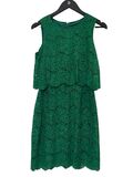 Green lace dress