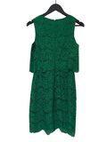 Green lace dress