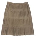 Beige midi skirt