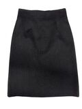 Black midi skirt
