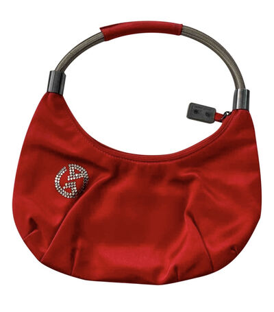 Silk clutch handbag