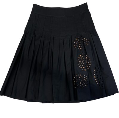 Midi black skirt