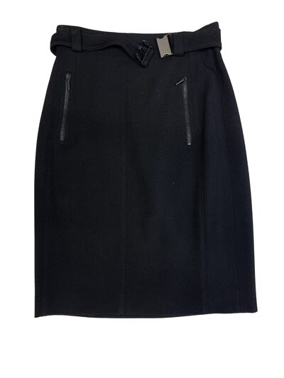 Black pencil skirt