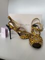 Leopard print sandals