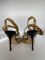 Leopard print sandals