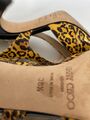 Leopard print sandals