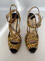 Leopard print sandals