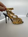 Leopard print sandals