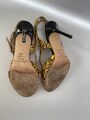 Leopard print sandals