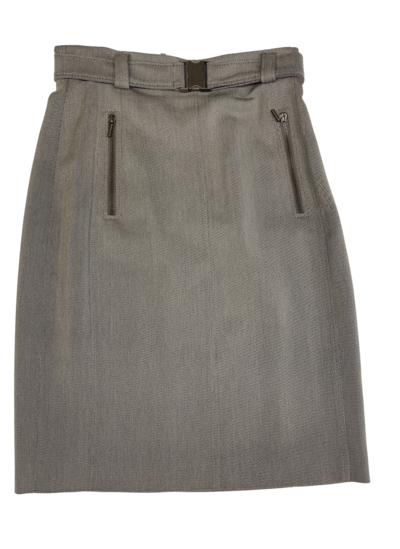 Grey pencil skirt