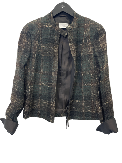 Green tweed jacket