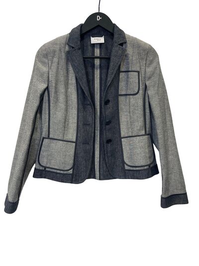 Grey two tone blazer
