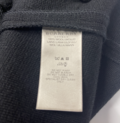 Black wool cape