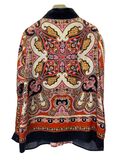 Printed silk shirt