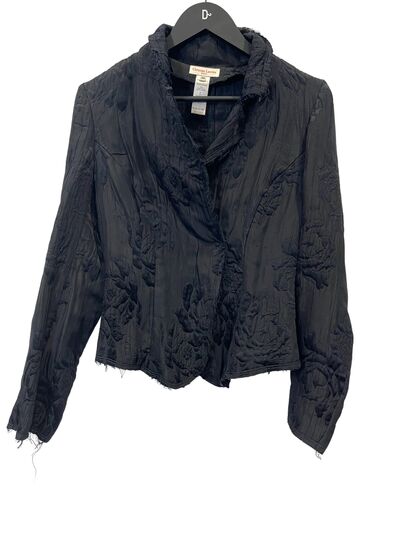 Black silk jacket