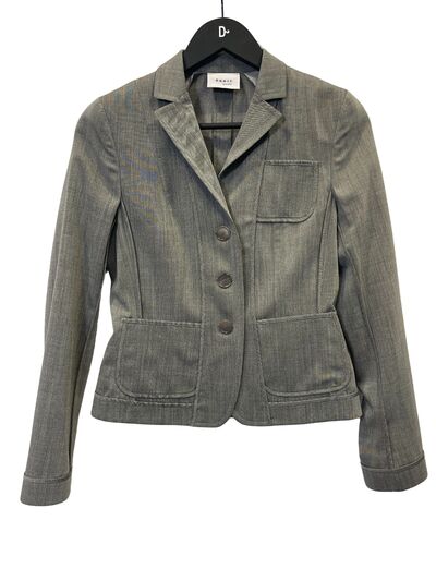 Grey wool blazer