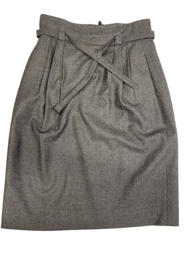 Grey pencil skirt