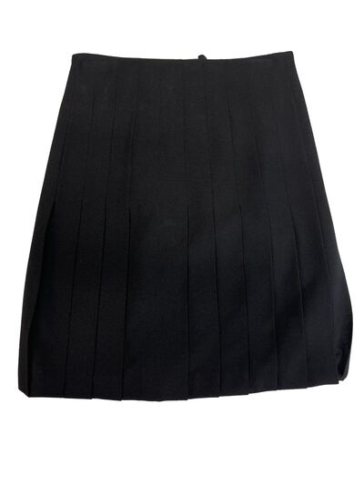 Wool black skirt