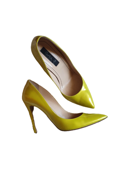 Leather High-heels Shoes
