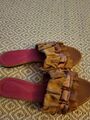 Leather Flat Sandals