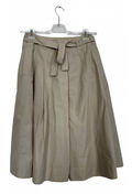 Cotton high waist skirt