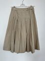 Cotton high waist skirt