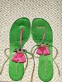 satin Flat Sandals