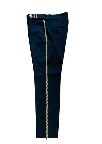 Pinstripe trousers