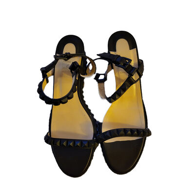 Leather Platform Sandals