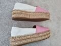 Leather espadrilles