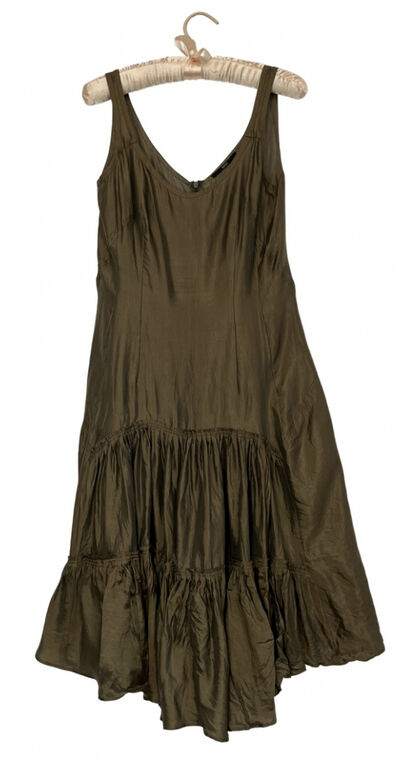 Silk midi dress