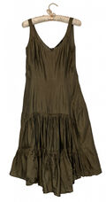 Silk midi dress
