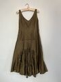 Silk midi dress