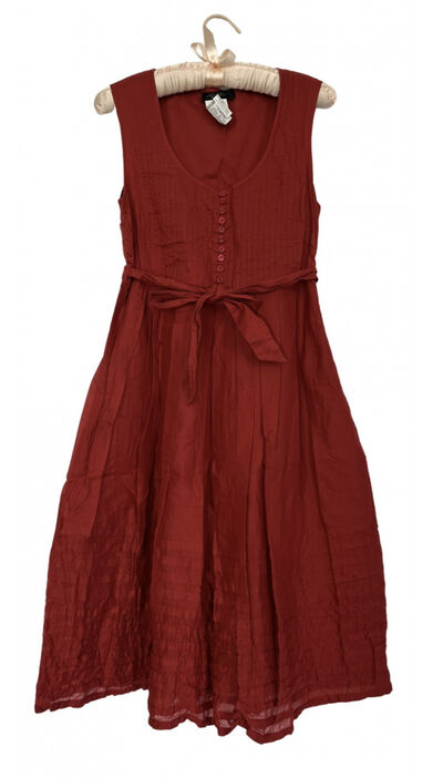 Cotton midi dress
