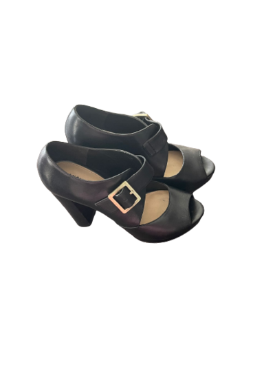 Leather Block heels Sandals