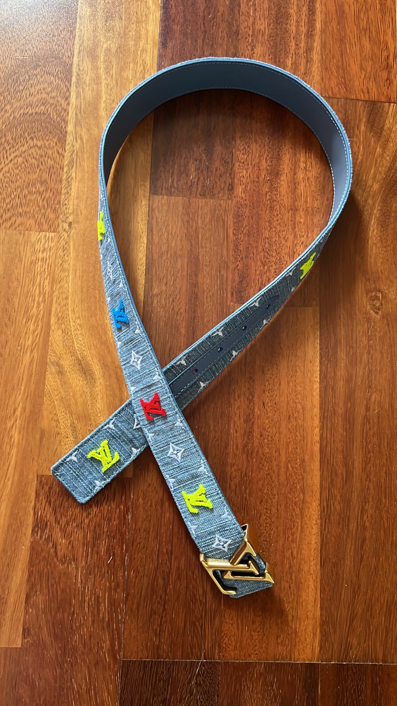 Denim Belts Louis Vuitton - S, buy pre-owned at 440 EUR