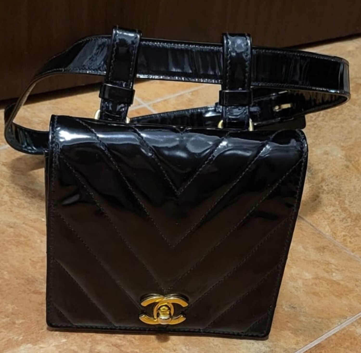 Vintage flap belt bag Chanel - One size, buy pre-owned at 1300 EUR