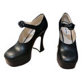 Leather Platform Shoes