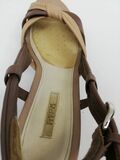 Leather Wedge Sandals