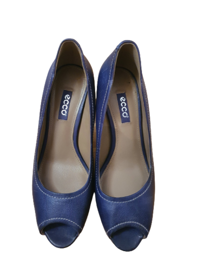 Leather Peep toe Shoes