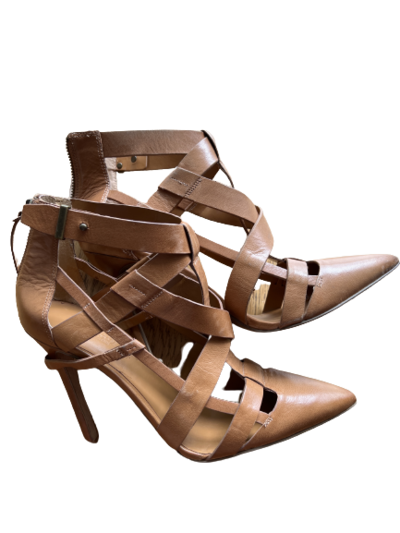 Leather High heels Sandals