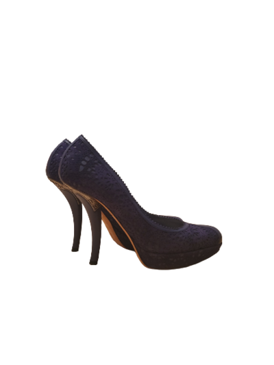 Leather High-heels Shoes