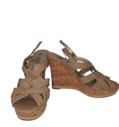 Patent Wedge Sandals