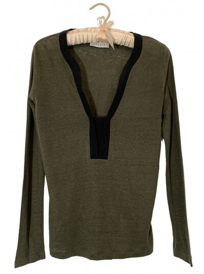 Linen Long sleeve Tops