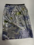 Sequins midi skirt
