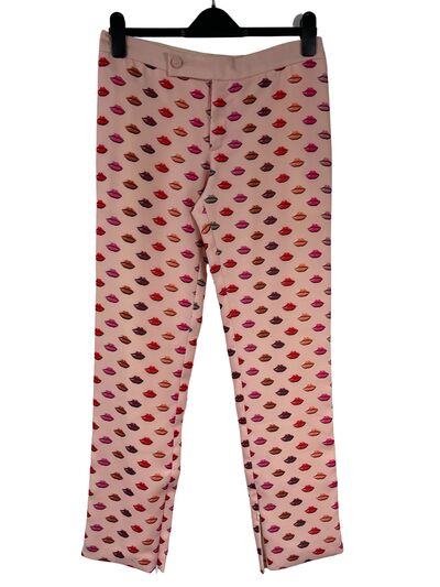 Lips printed pants
