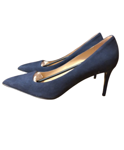 Suede high-heels shoes