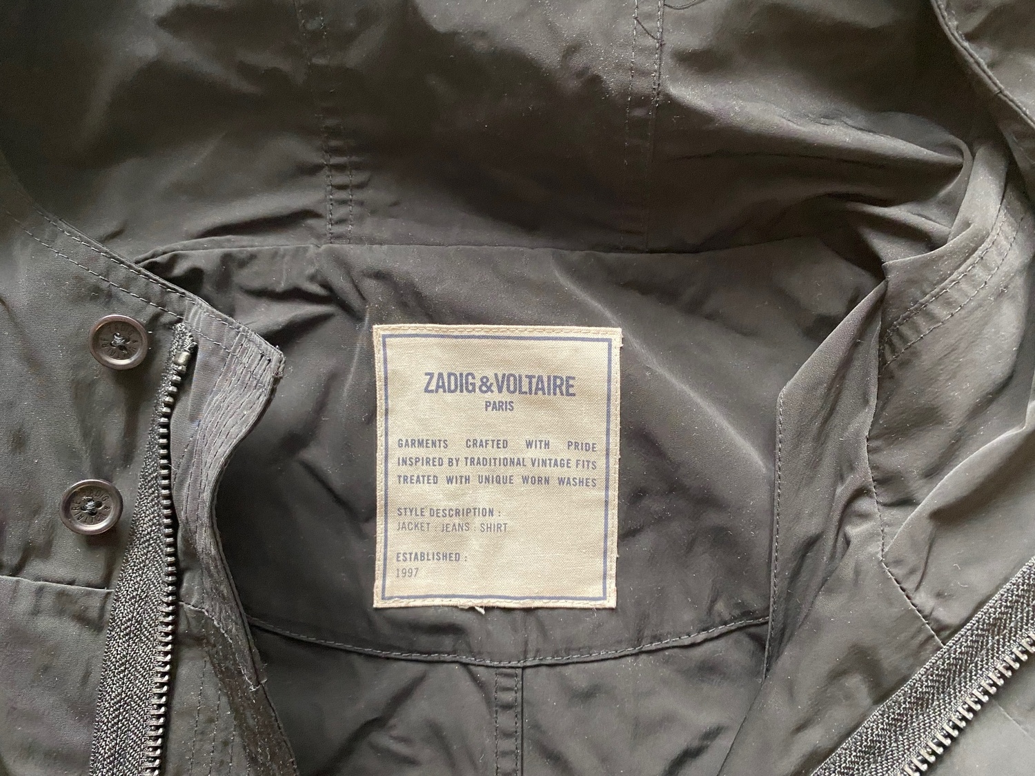 parka karl zadig et voltaire