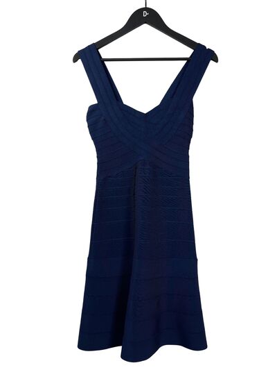 Navy bandage dress